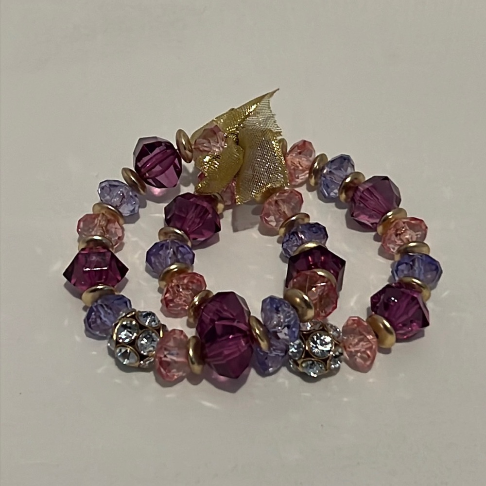 Purple and pink bracelet